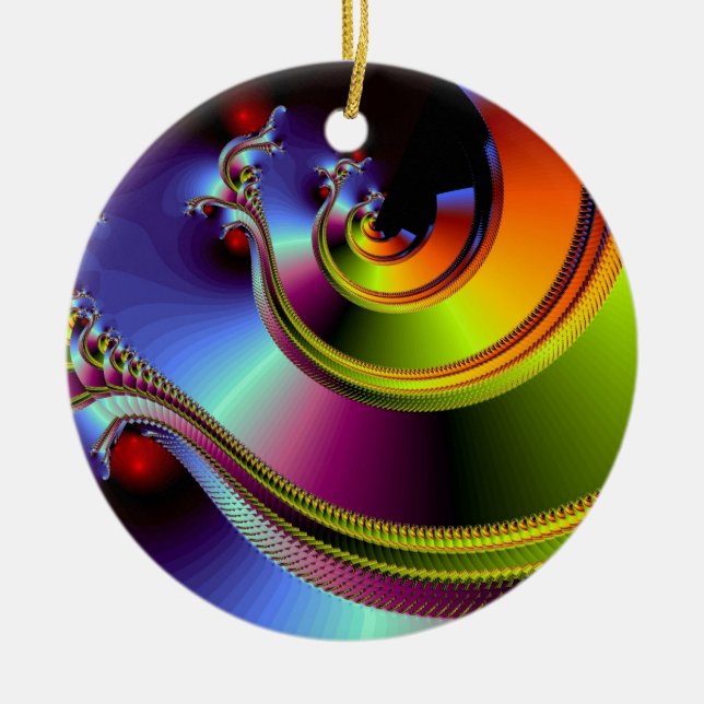 Ornamento De Cerâmica Uma torção simples do destino (Frente)