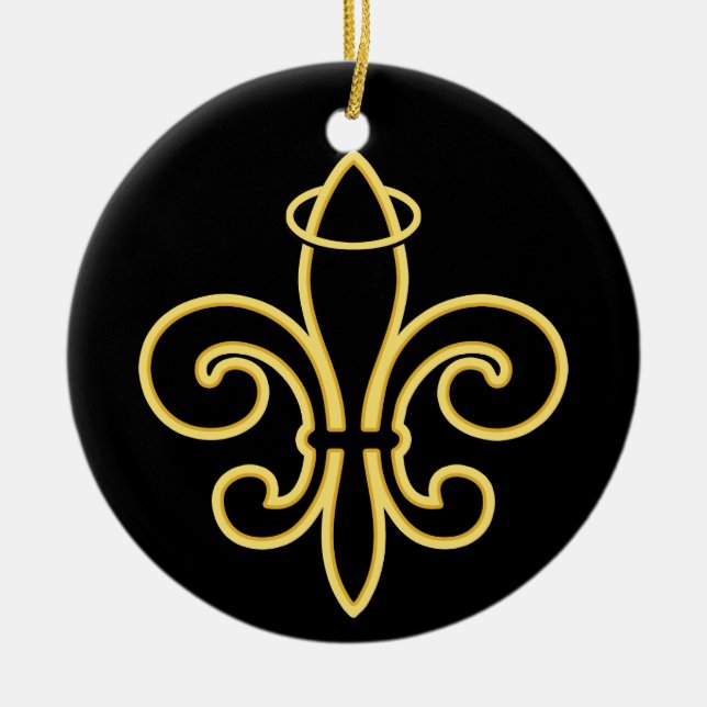 Ornamento De Cerâmica Uma vez um SANTO (Frente)