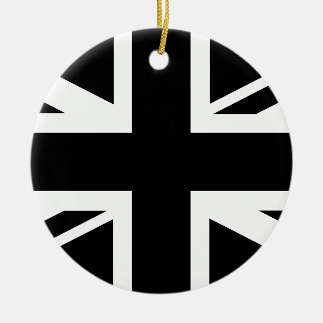Ornamento De Cerâmica Union Jack (Frente)