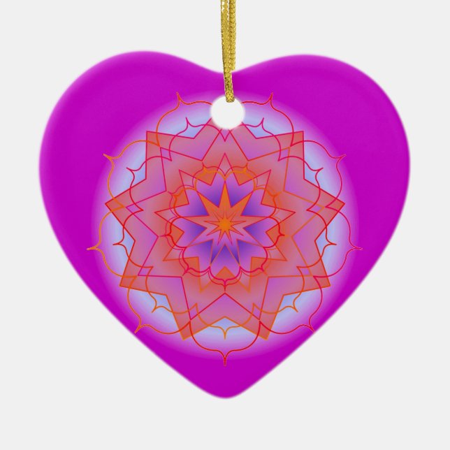 Ornamento De Cerâmica UnityStar37 (Frente)