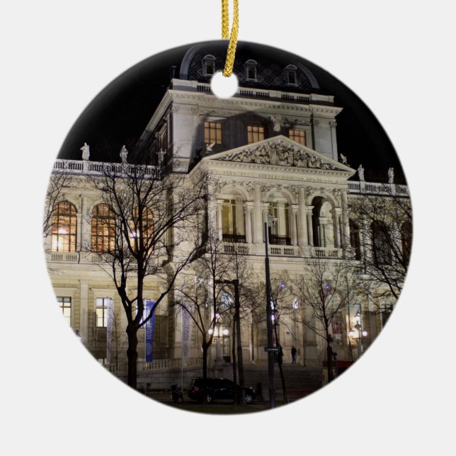 Ornamento De Cerâmica Universidade De Viena Áustria (Frente)