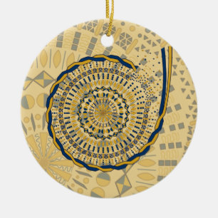 Ornamento De Cerâmica Unravel Ornament