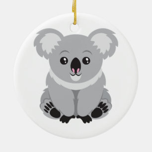 Ornamento De Cerâmica Urso de Koala bonito