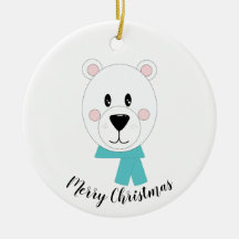 Urso Polar com Scarf Teal