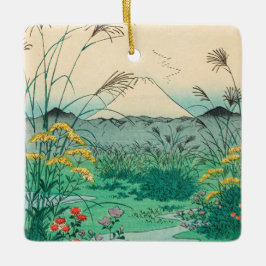 Ornamento De Cerâmica Utagawa Hiroshige - Planície de Otsuki na provínci