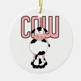 ORNAMENTO DE CERÂMICA VACA