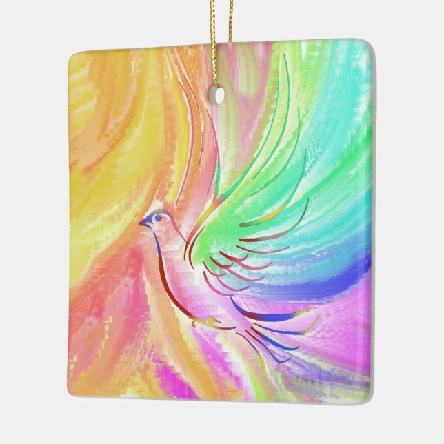 Ornamento De Cerâmica Vaca de Natal (Esquerda)