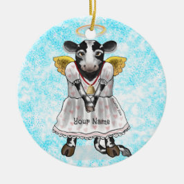 Ornamento De Cerâmica Vaca Sagrada
