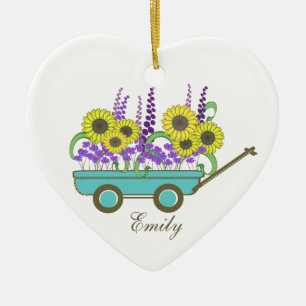 Ornamento De Cerâmica Vagão das Flores, Bridesmaid