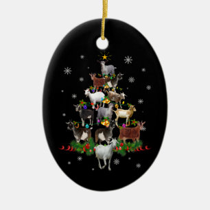 Ornamento De Cerâmica Vai ao Natal, Árvore, neve, Natal
