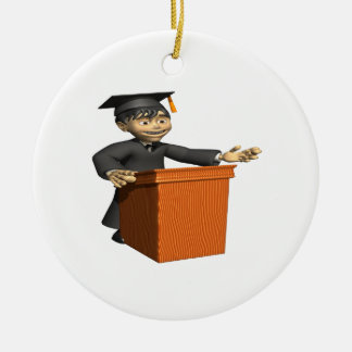 Ornamento De Cerâmica Valedictorian