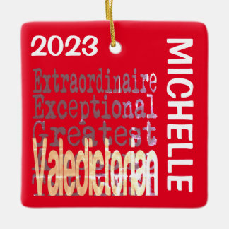 Ornamento De Cerâmica Valedictorian Extraordinaire CUSTOM