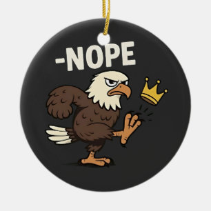 Ornamento De Cerâmica Vamos Vai Taco Trump 4 De Julho Amantes De Taco