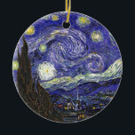 Ornamento De Cerâmica Van Gogh Starry Night<br><div class="desc">Van Gogh Starry Night</div>