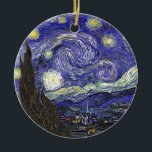 Ornamento De Cerâmica Van Gogh Starry Night<br><div class="desc">Van Gogh Starry Night</div>