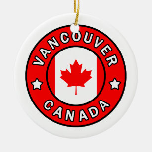 Ornamento De Cerâmica Vancouver Canadá