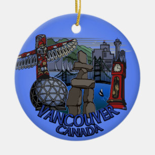 Ornamento De Cerâmica Vancouver Canada Ornament Personalised Souvenirs