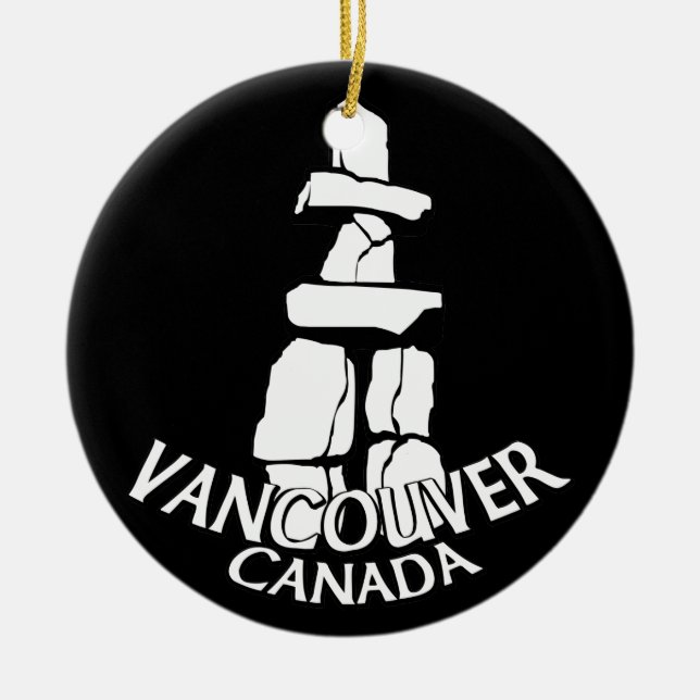 Ornamento De Cerâmica Vancouver Canada Ornament Souvenir Decoration (Frente)