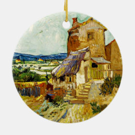 Ornamento De Cerâmica VanGogh - The Old Mill