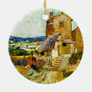 Ornamento De Cerâmica VanGogh - The Old Mill