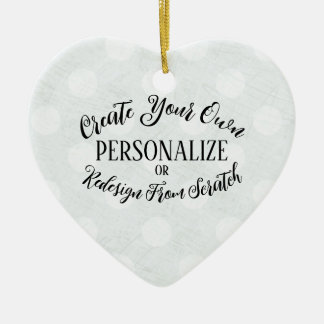 Ornamento De Cerâmica Vazio personalizável - Crie o seu