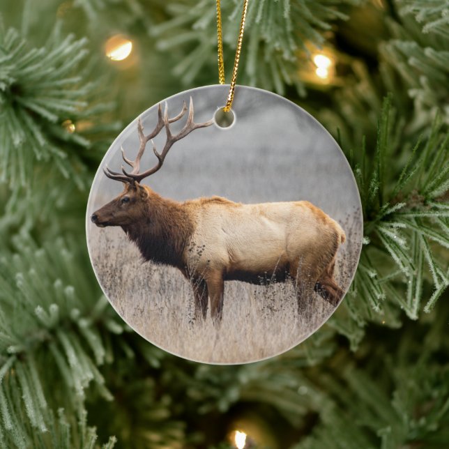 Ornamento De Cerâmica Vedante Animais Animais Selvagem Natureza Buck (Árvore)