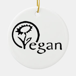 Ornamento De Cerâmica Vegan