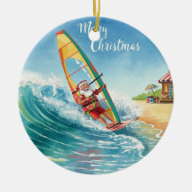 Vela na Praia de Papai Noel Natal