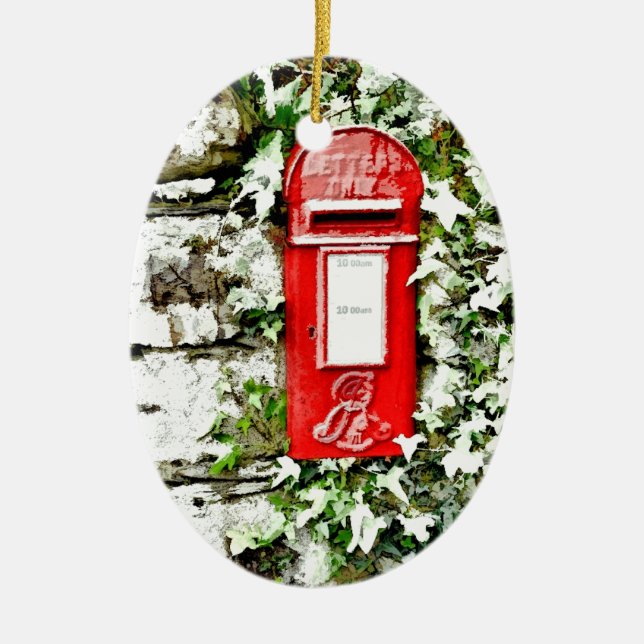 ORNAMENTO DE CERÂMICA VELHA INGLATERRA (Frente)