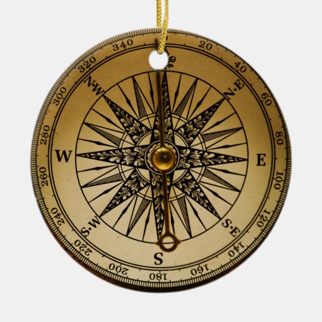 Ornamento De Cerâmica Velho Bolo de Nostalgia Steampunk (Frente)