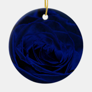 Ornamento De Cerâmica Veludo azul rose.jpg