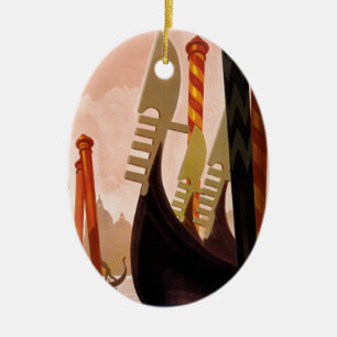 Ornamento De Cerâmica Veneza