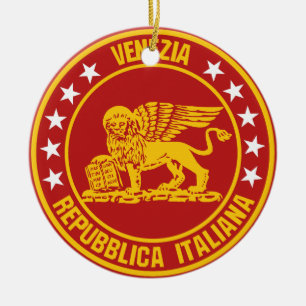 Ornamento De Cerâmica Veneza