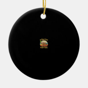 Ornamento De Cerâmica Venha Para o Lado Aposentado Nós Temos Hora da Ses