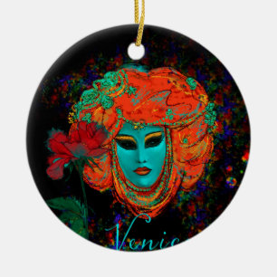Ornamento De Cerâmica Venice Cerâmica Ornament