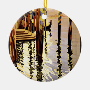 Ornamento De Cerâmica Venise e le Lido