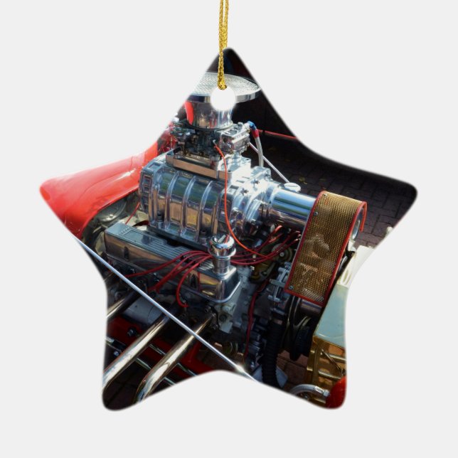 Ornamento De Cerâmica Ventilador V8 (Frente)