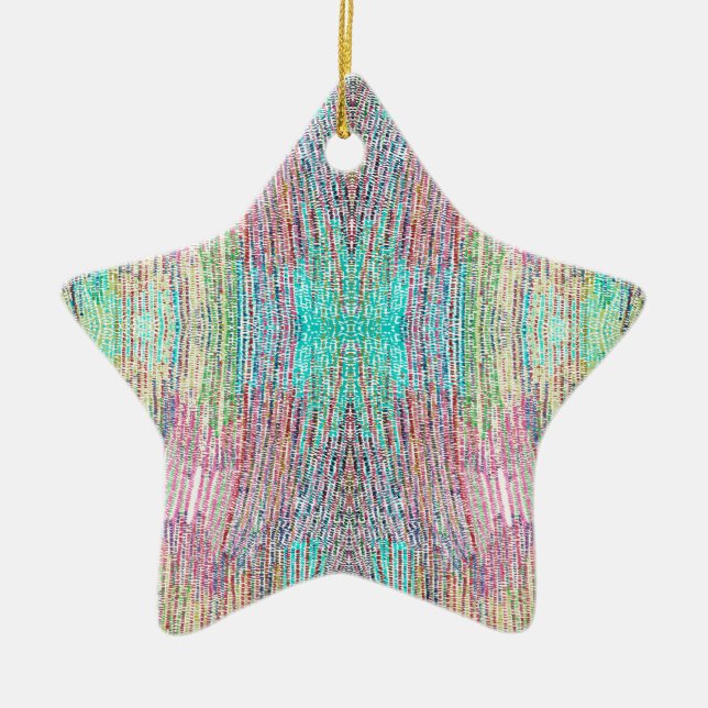 Ornamento De Cerâmica Verão da Índia (Frente)