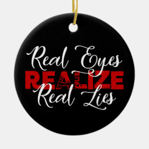 Ornamento De Cerâmica Verdadeiros Olhos Realizam Lies Reais Citando Letr