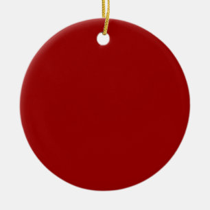 Ornamento De Cerâmica Vermelho Carmim Cor Sólida   Clássico   Elegante