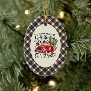 Ornamento De Cerâmica Vestido Stewart Tartan Momento Mais Maravilhoso d