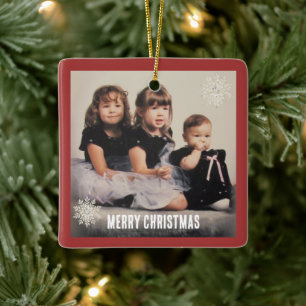Ornamento De Cerâmica Vestidos de Natal das Filhas