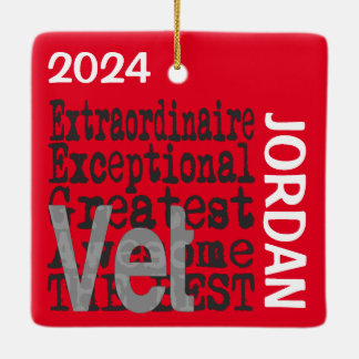 Ornamento De Cerâmica Vet Extraordinaire CUSTOM