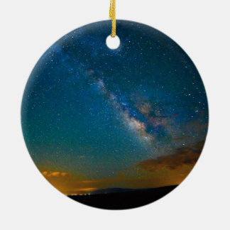 Ornamento De Cerâmica Via Látea sobre o Taos, Novo México