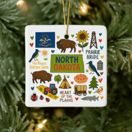 Ornamento De Cerâmica Viagem de Natal Personalizada para a Família em Da
