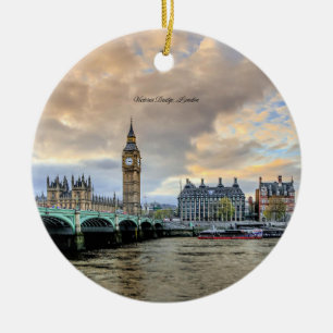 Ornamento De Cerâmica Victoria Bridge, Londres, Inglaterra