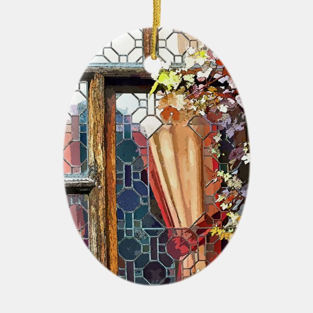 ORNAMENTO DE CERÂMICA VICTORIAN ENGLAND (Frente)