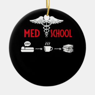 Ornamento De Cerâmica Vida De Estudante Da Faculdade De Medicina