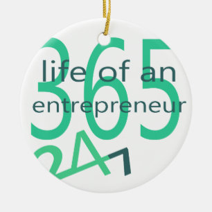 Ornamento De Cerâmica Vida de um empresário