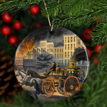 Vida de um Homem de Fogo Vintage no Natal